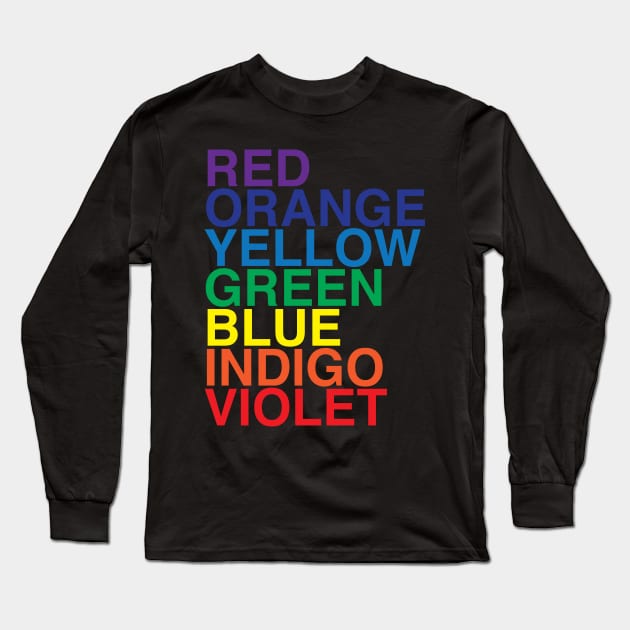 RoyGBiv Reverse by BenCapozzi Long Sleeve T-Shirt by bencapozzi